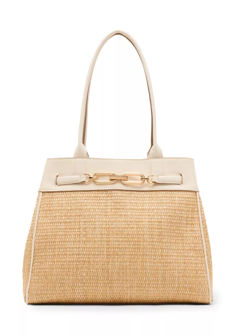 Straw Tote with Strap | Belk