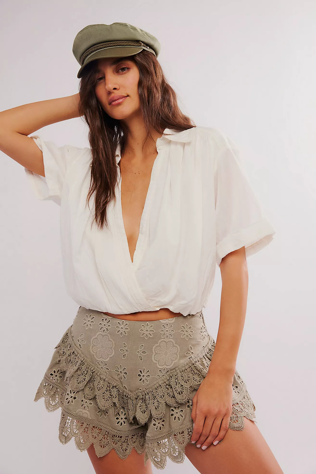 Bali Warm Nights Embroided Shorts | Free People (Global - UK&FR Excluded)