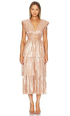 Sabina Musayev Davina Dress in Rose Gold from Revolve.com | Revolve Clothing (Global)