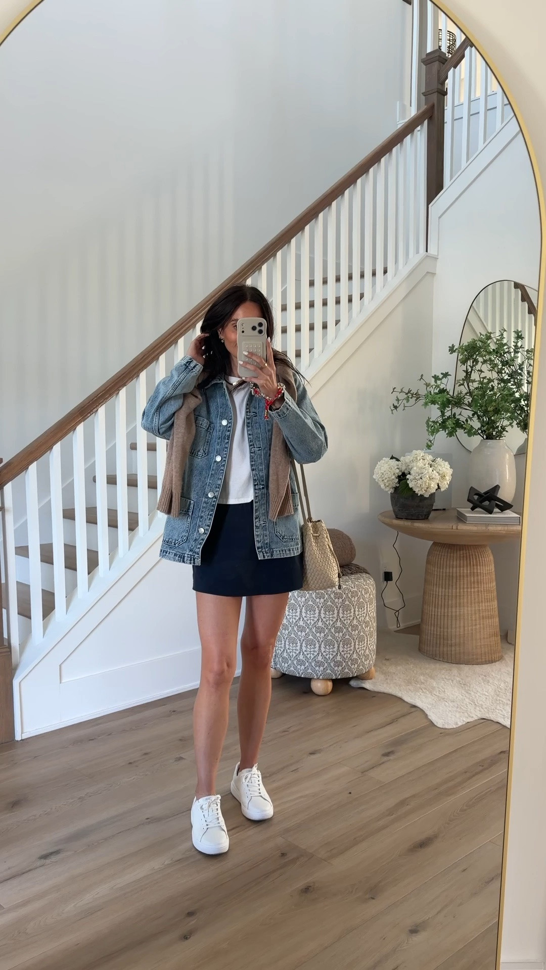 What I wore to SeaWorld❤️ i’m wearing size extra small in the jacket and running skort; sneakers fit true to size use code brstyle15 to save 15% ￼s in amaozn tee 

#LTKdayinmylife #LTKgrwm #LTKMothersDay