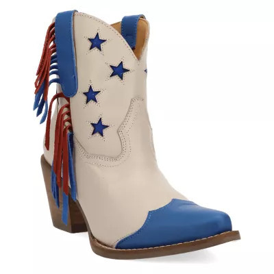 Dingo Women's Liberty Leather Bootie, 9.5M | Belk