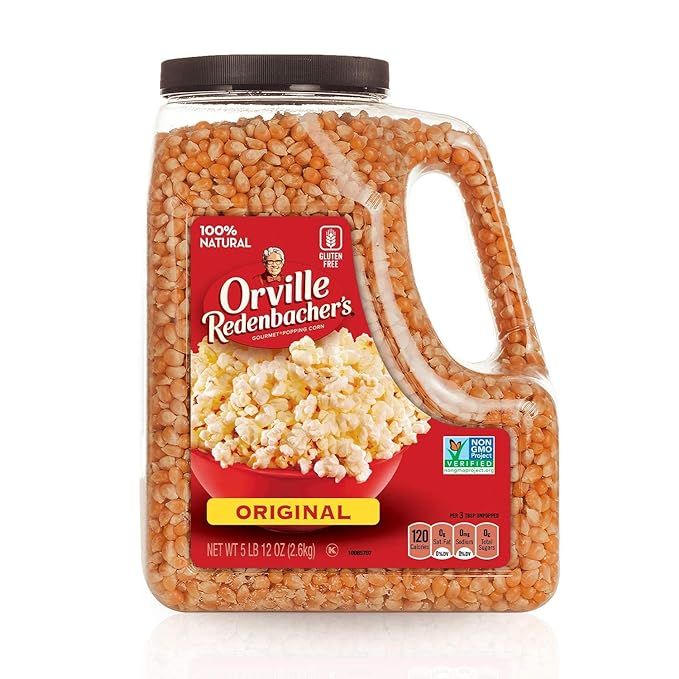 Orville Redenbacher's Original Gourmet Yellow Popcorn Kernels, 5 Pound, 12 Ounce | Amazon (US)