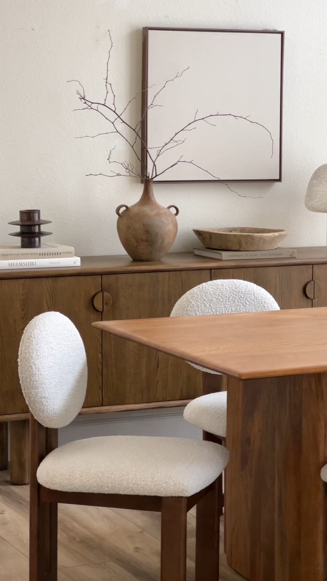 shop my dining room 🤎 lamp was a rare vintage find sourced in Italy, pedestal is sold out but was from athena calderone’s crate and barrel collection. 

#LTKhome