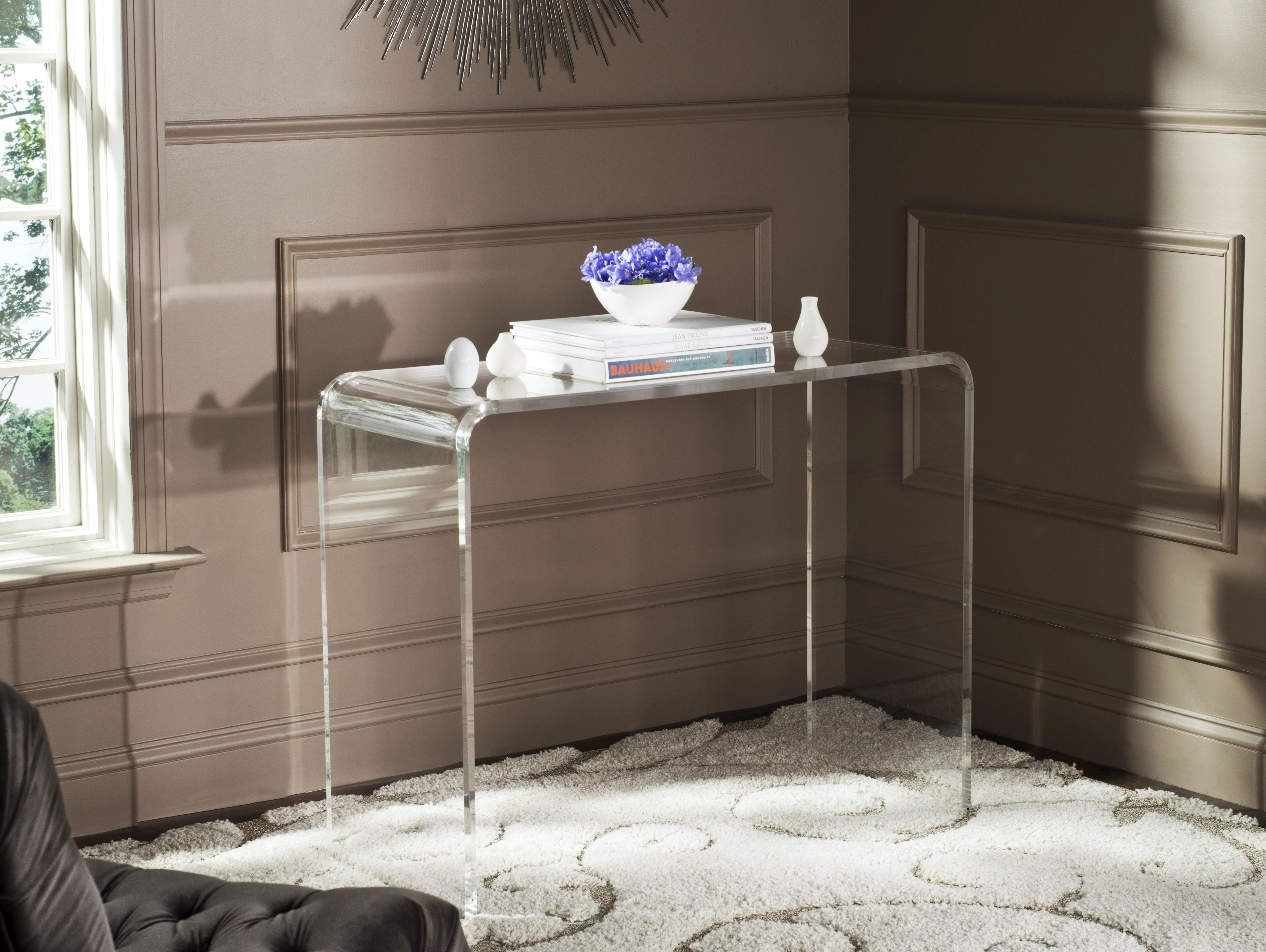 Safavieh Atka Modern Glam Acrylic Console Table | Walmart (US)