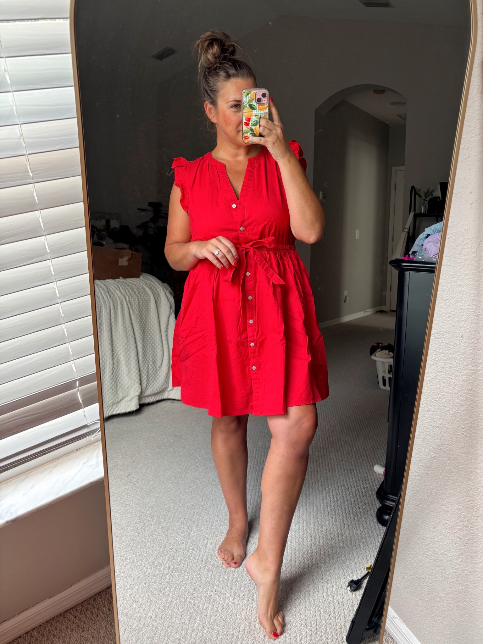 Bought this cute dress for work (teacher) & it’s so comfy! Love the tie waist and flutter sleeve 

TTS- medium 

#LTKSaleAlert #LTKFindsUnder50 #LTKMidsize