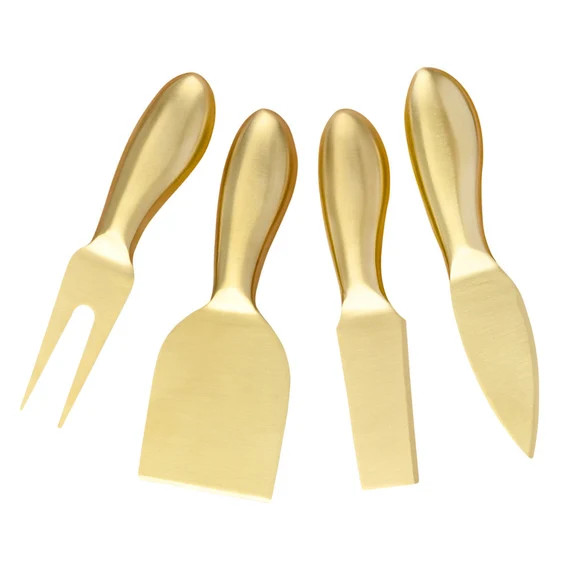 4 Piece Gold Cheese Knife Set Minimalist 4 Piece Set Cheese | Etsy Canada | Etsy (CAD)