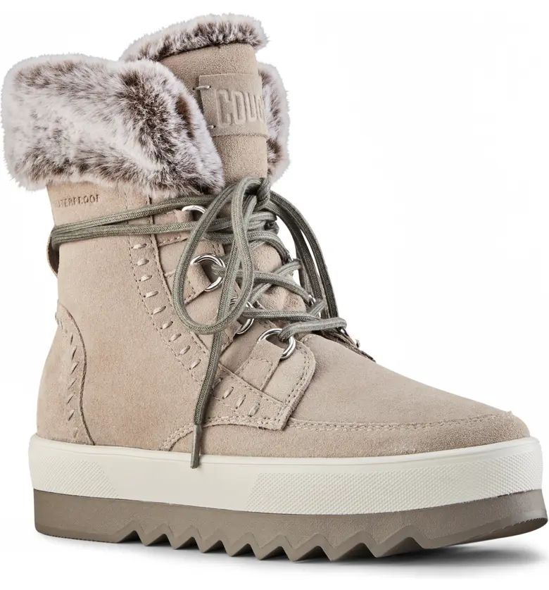 Vanetta Faux Fur Trim Waterproof Boot | Nordstrom