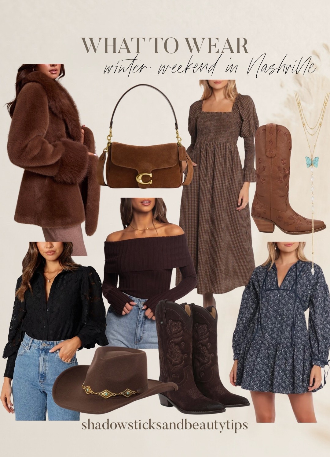 What to wear for a winter weekend in Nashville 

#LTKSeasonal #LTKFindsUnder100 #LTKFindsUnder50