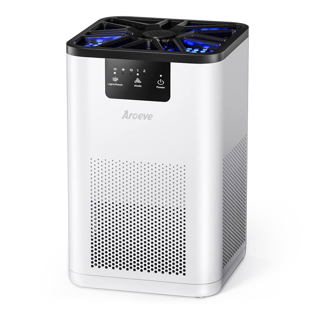 AROEVE Air Purifiers for Bedroom Air Purifier With Aromatherapy Function For Pet Smoke Pollen Dan... | Amazon (US)