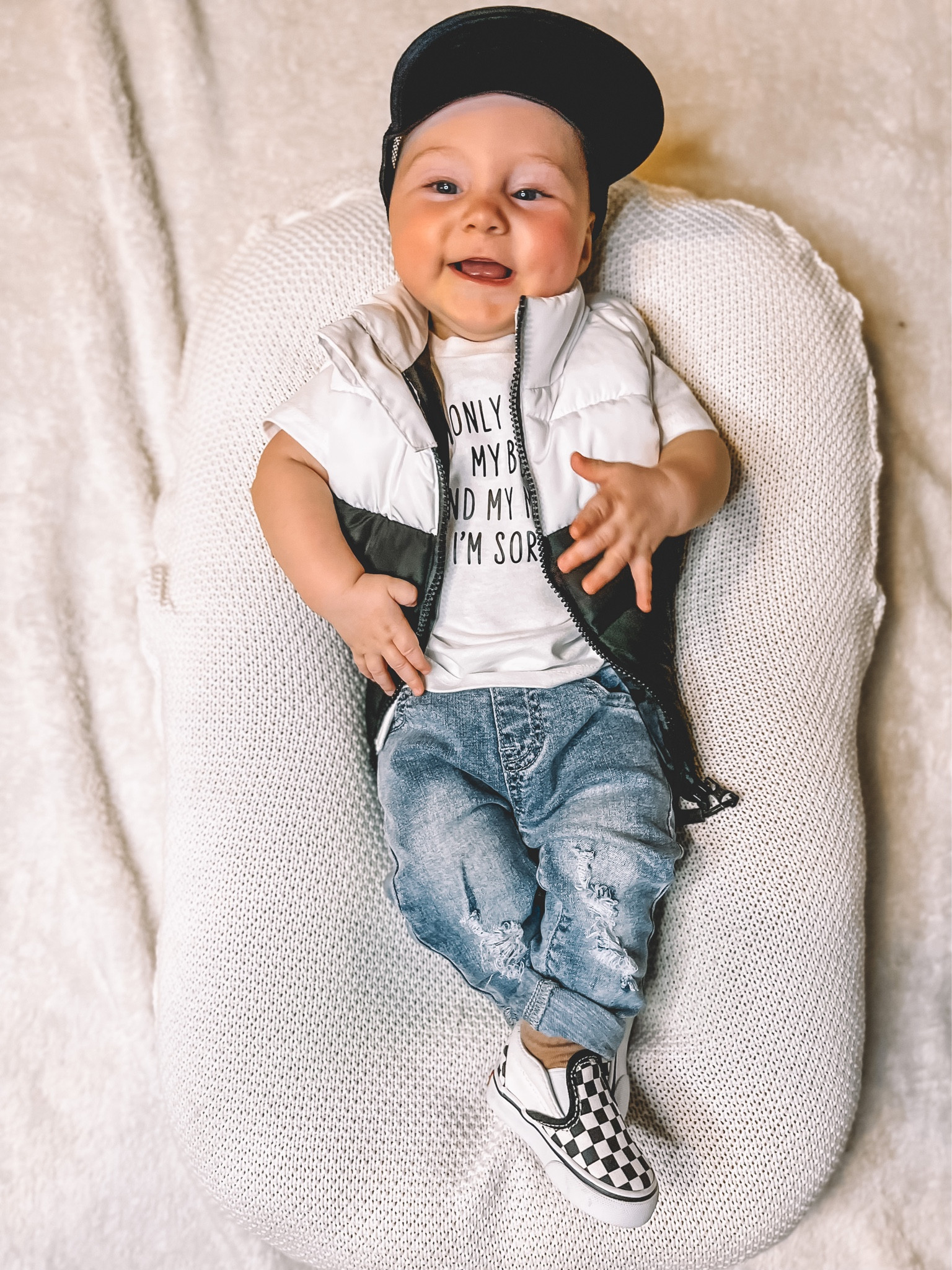 Follow us on Instagram for cute baby boy style inspo @kayla.cantalupo

7 months old, baby boy style, baby outfits, baby fashion, ootd, baby style, baby boy fashion, brand rep, motherhood, mom life, boy mom, little bipsy, Nike, Etsy, bed

#LTKkids #LTKstyletip #LTKbaby