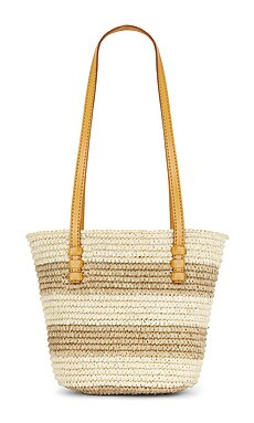 BEMBIEN Mini Bieno Bag in Cream Stripe from Revolve.com | Revolve Clothing (Global)