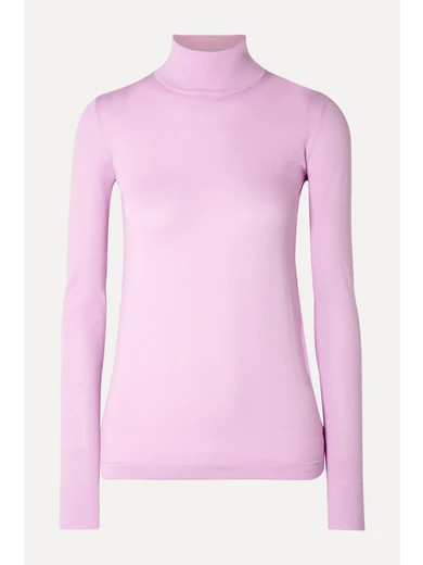 Stretch-jersey turtleneck top | NET-A-PORTER (US)