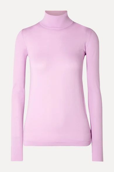 Stretch-jersey turtleneck top | NET-A-PORTER (US)