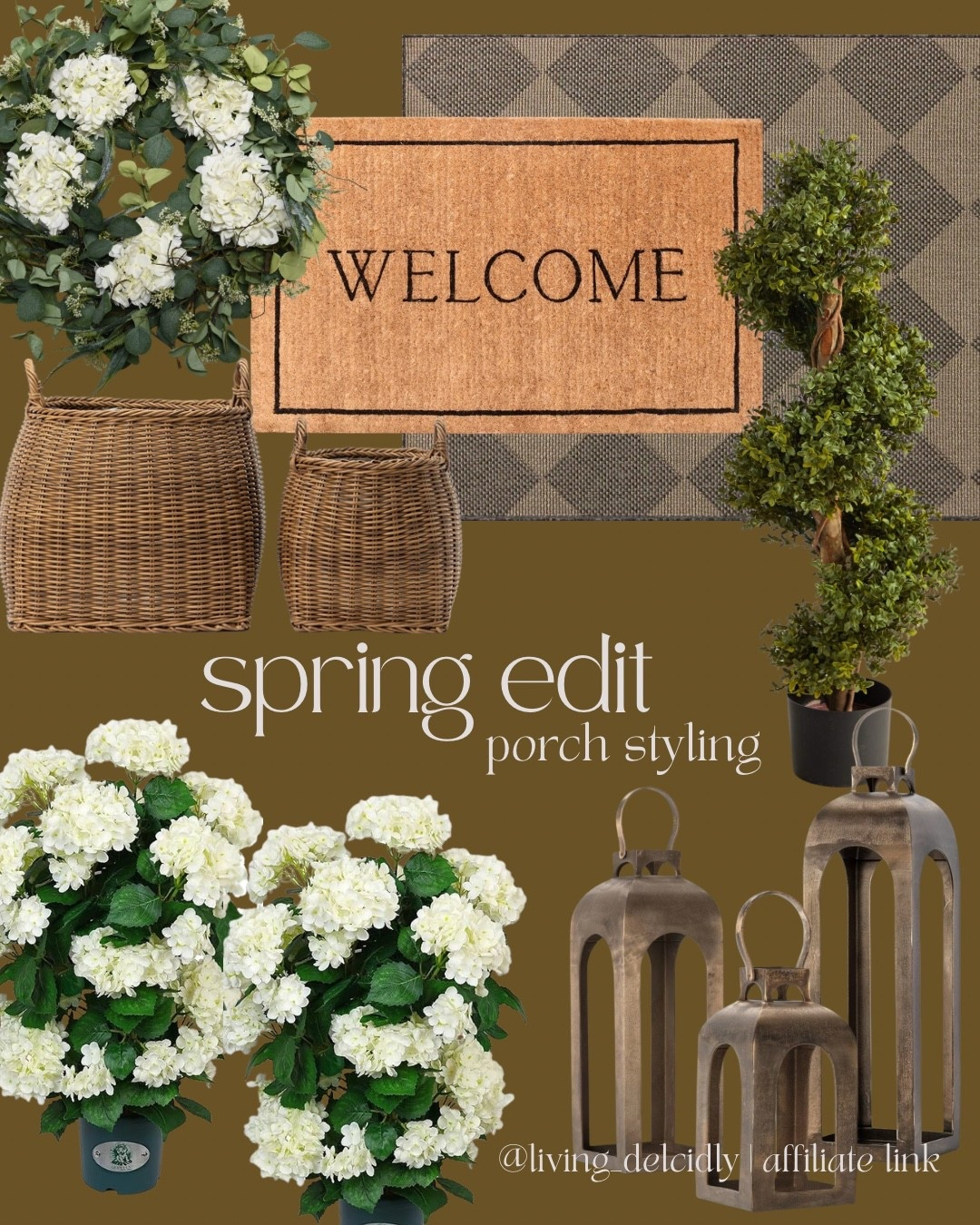 Spring porch styling! Make those neighbors of yours super jelly! 😏

Spring Decor | Spring Styling | Outdoor Rug | Porch Styling | Patio Styling | Spring Wreath | Faux Plants

#LTKSeasonal #LTKHome