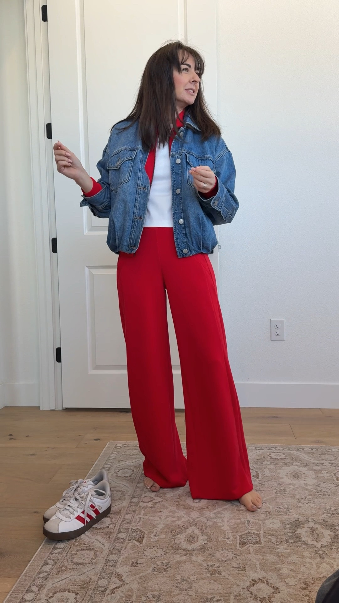 It’s gonna take more than res lipstick today. 

This is what I’m wearing to church- felling a little low but hopeful 

Promo codes
JENNIFERXSPANX @Spanx (regular price and first time customers)
15JEN @Pistola Denim 

#LTKdayinmylife #LTKootd #LTKgrwm