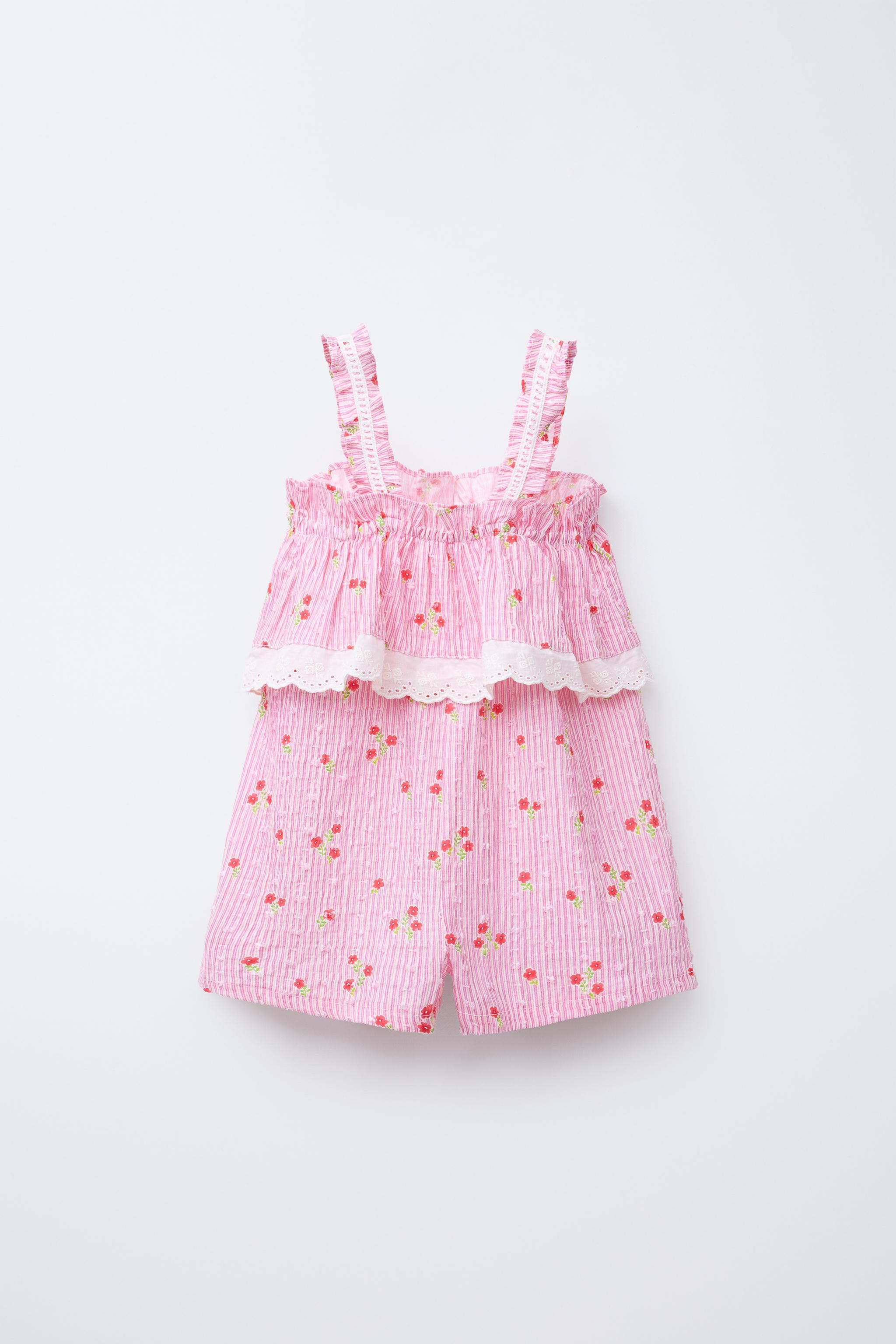 FLORAL SHORT JUMPSUIT | Zara US