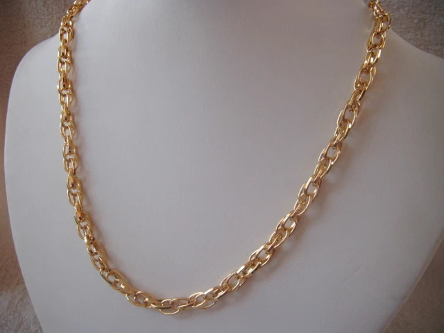 5MM Rope 18K gold layered Chain Necklace 23" Q0013 | eBay US