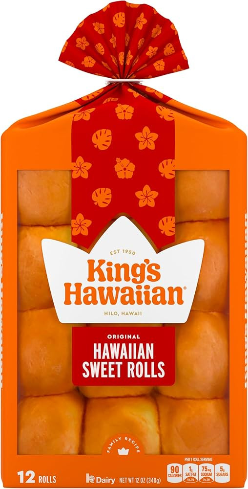 King's Hawaiian Original Hawaiian Sweet Rolls - 12 Count | Amazon (US)