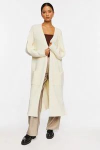 Open-Front Longline Cardigan Sweater | Forever 21 (US)