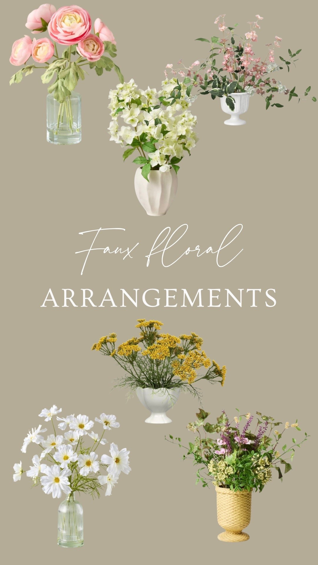 Breathtaking faux floral arrangements that bring all the beauty with none of the fuss🌸

#LTKSeasonal #LTKHome