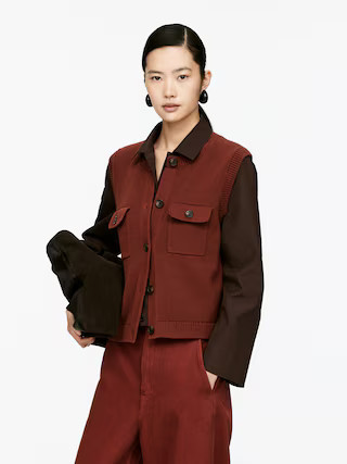 Knitted Cotton Vest | Arket UK