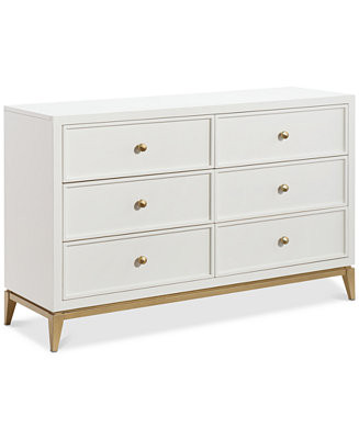 Furniture Rachael Ray Chelsea Small 6-Drawer Dresser - Macy's | Macy's