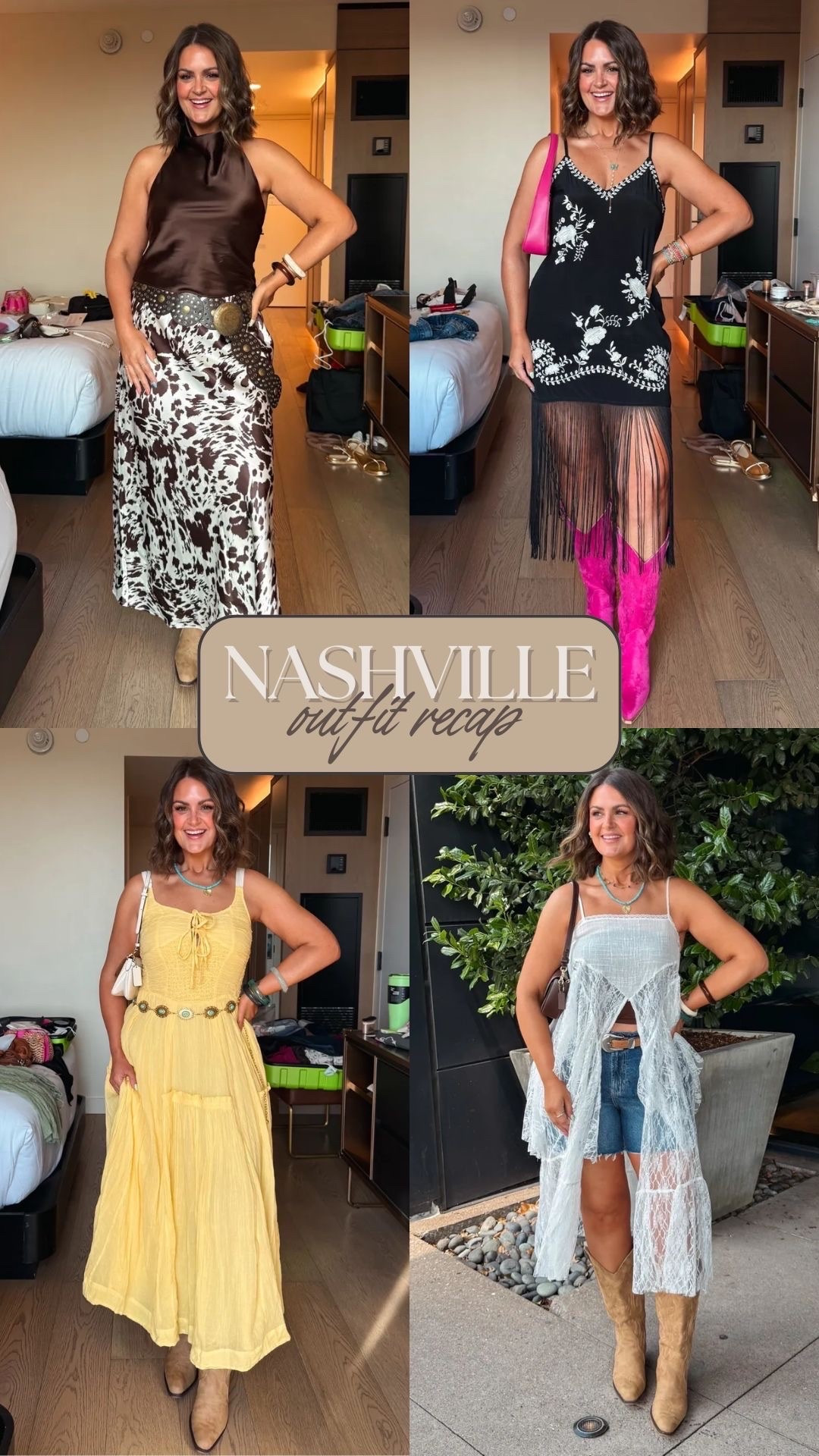 Nashville Outfit Recap! 🤠🤎

Travel outfit, vacation outfit, country concert outfit, new arrivals, midsize fashion, Courtney Hamilton

#LTKootd #LTKSeasonal #LTKTravel