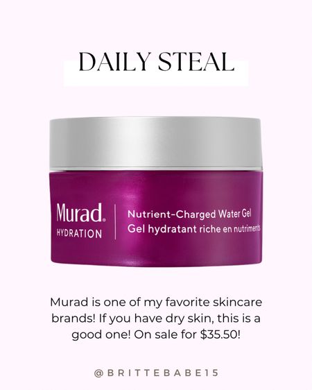 Love this moisturizer from Murad! It’s currently on sale for under $40! 

#LTKbeauty #LTKsalealert #LTKunder50