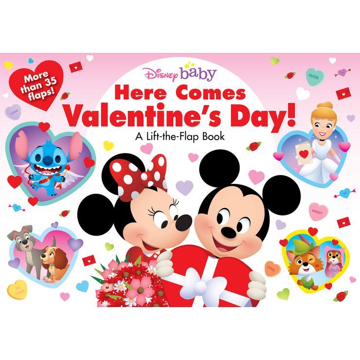 Disney Baby Here Comes Valentine's Day! - by  Disney Books (Board Book) | Target
