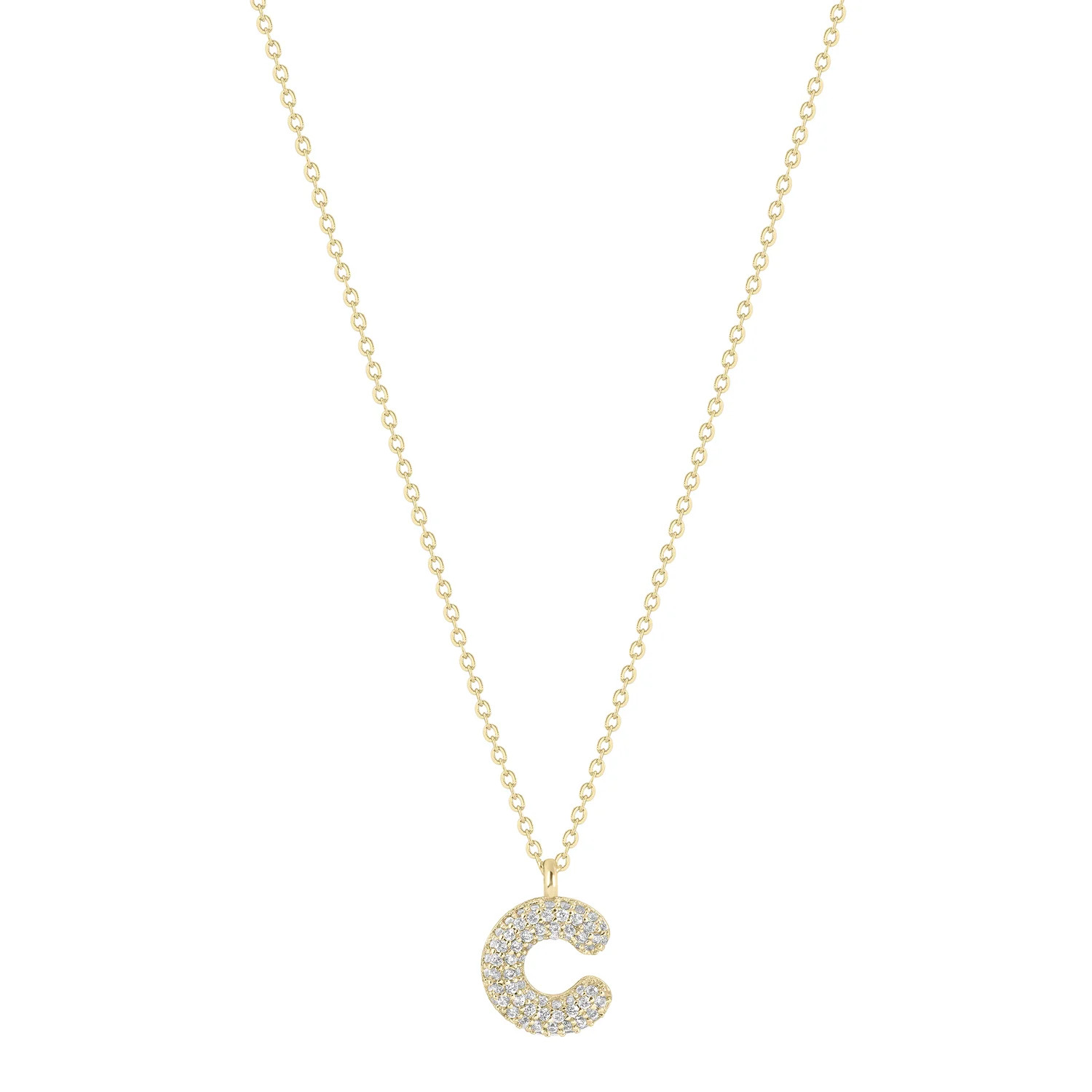 Bubble Letter Necklace | Electric Picks Jewelry