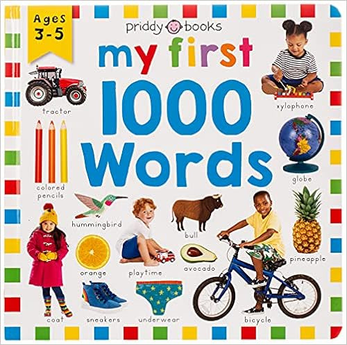 Priddy Learning: My First 1000 Words: A photographic catalog of baby's first words    Hardcover ... | Amazon (US)