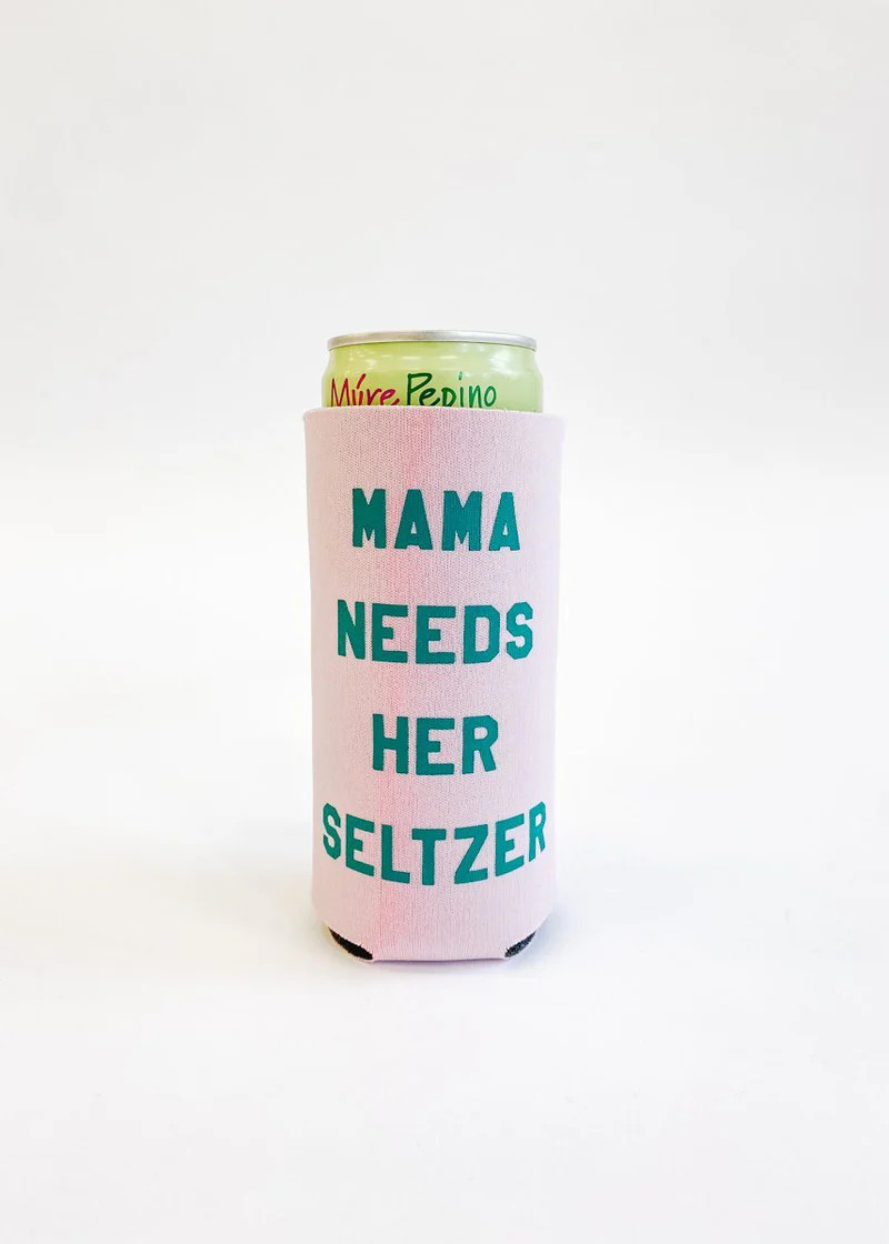 Mama Needs Her Seltzer Koozie - Lilac | Alice & Wonder