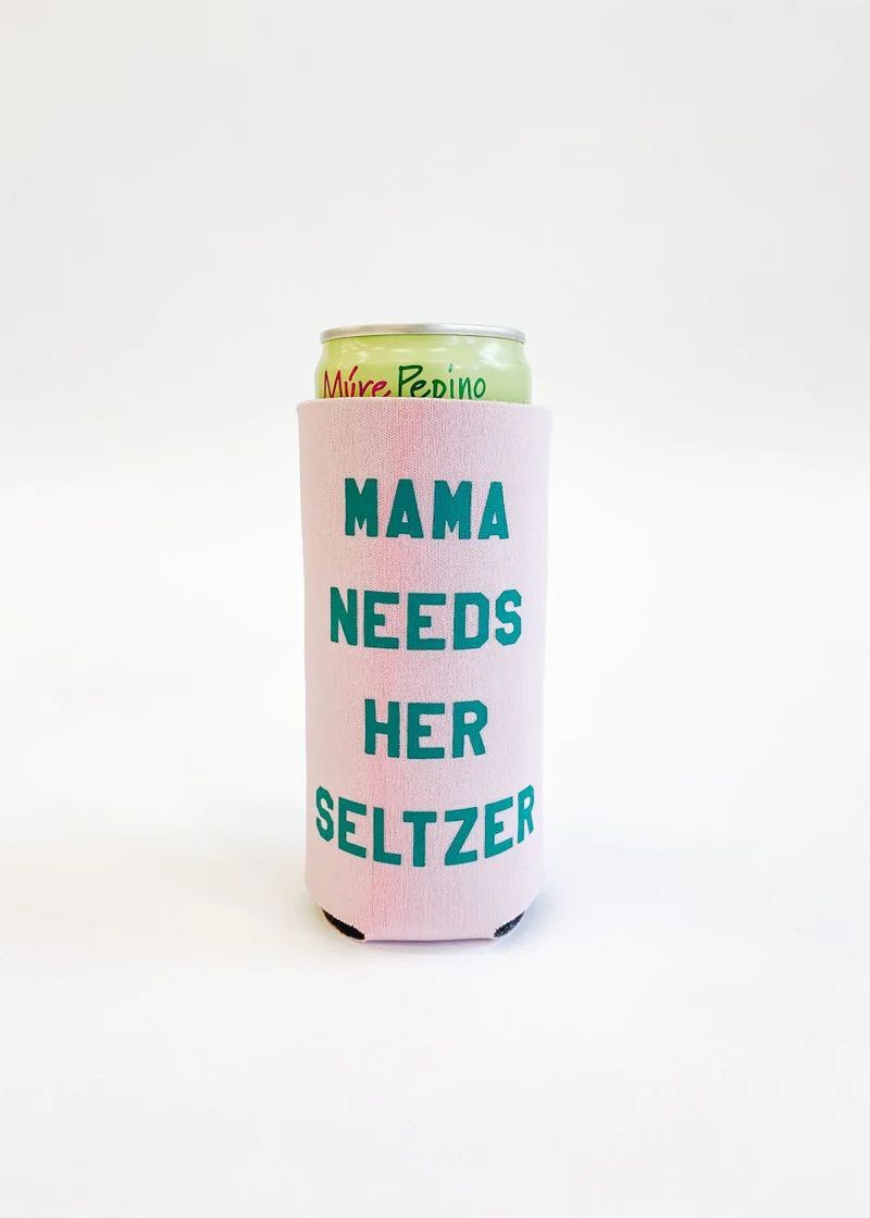 Mama Needs Her Seltzer Koozie - Lilac | Alice & Wonder