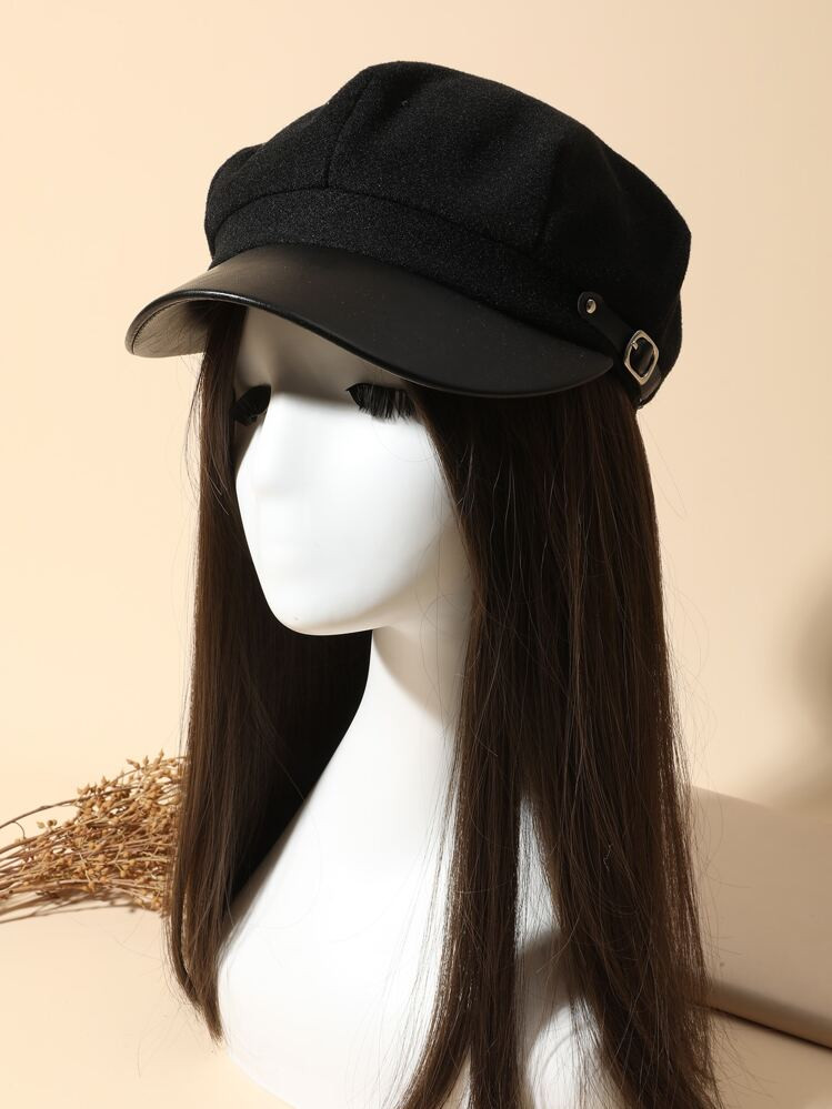 1pc Women Buckle Decor Baker Boy Cap | SHEIN