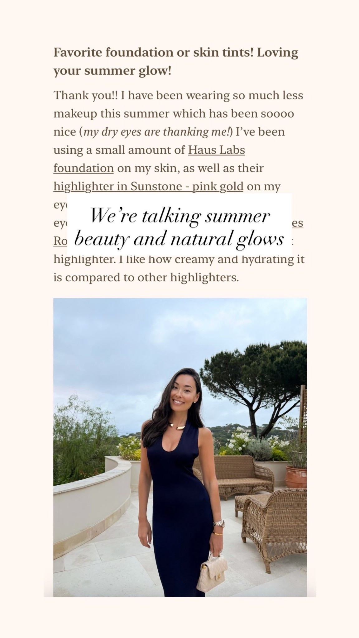 We’re talking summer beauty and natural glows on Substack!

#LTKBeauty #LTKSeasonal #LTKstorytime