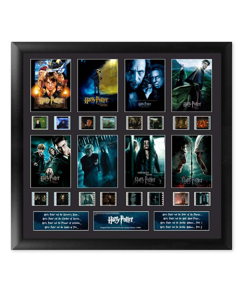 Harry Potter Framed Wall Art - Harry Potter Movie Collection Framed FilmCells Wall Art Display | Zulily