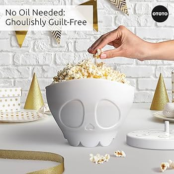 NEW!!! OTOTO Scary Poppings Microwave Popcorn Popper - Gothic Popcorn Microwave Popper, Silicone ... | Amazon (US)