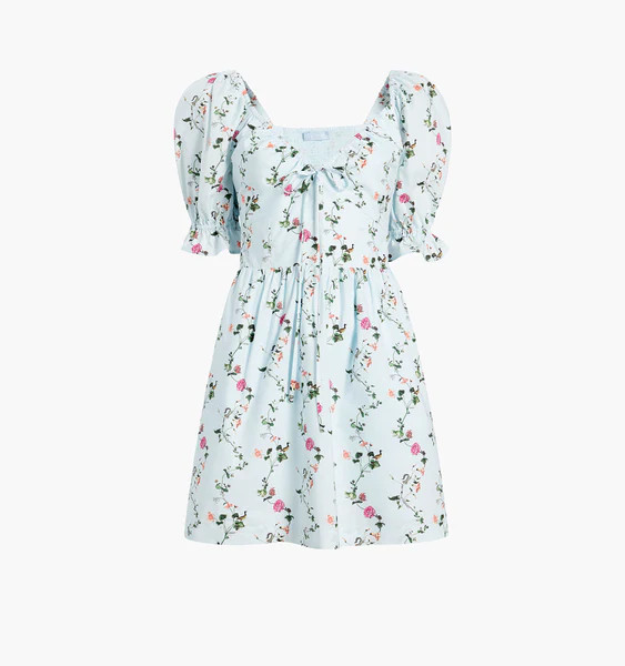 The Ophelia Mini Dress - Pond Floral | Hill House Home US