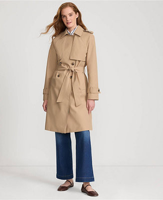 Women's Squall Waterproof Modern Trench Raincoat | Macy's