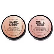 (2 Count) Maybelline Master Chrome Jelly Highlighter Face Makeup, Metallic Bronze + Metallic Rose | Walmart (US)