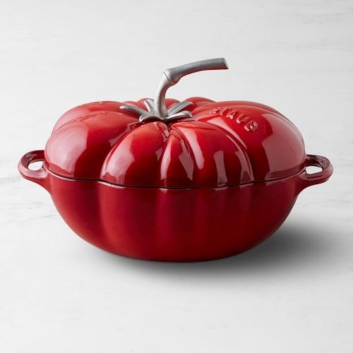 Staub Enameled Cast Iron Tomato Cocotte, Red | Williams-Sonoma