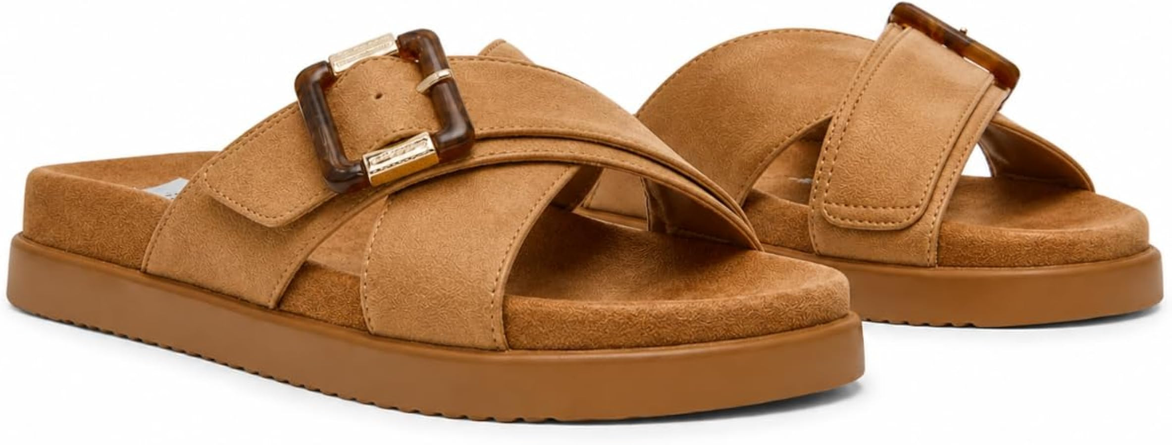Dolce Vita DV Women\u2019s Comfort Sandals \u2013 Fashion Buckle Slide Sandals for Women, Lightwe... | Amazon (US)