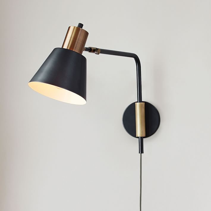 west elm + Rejuvenation Cylinder Adjustable Sconces | West Elm (US)