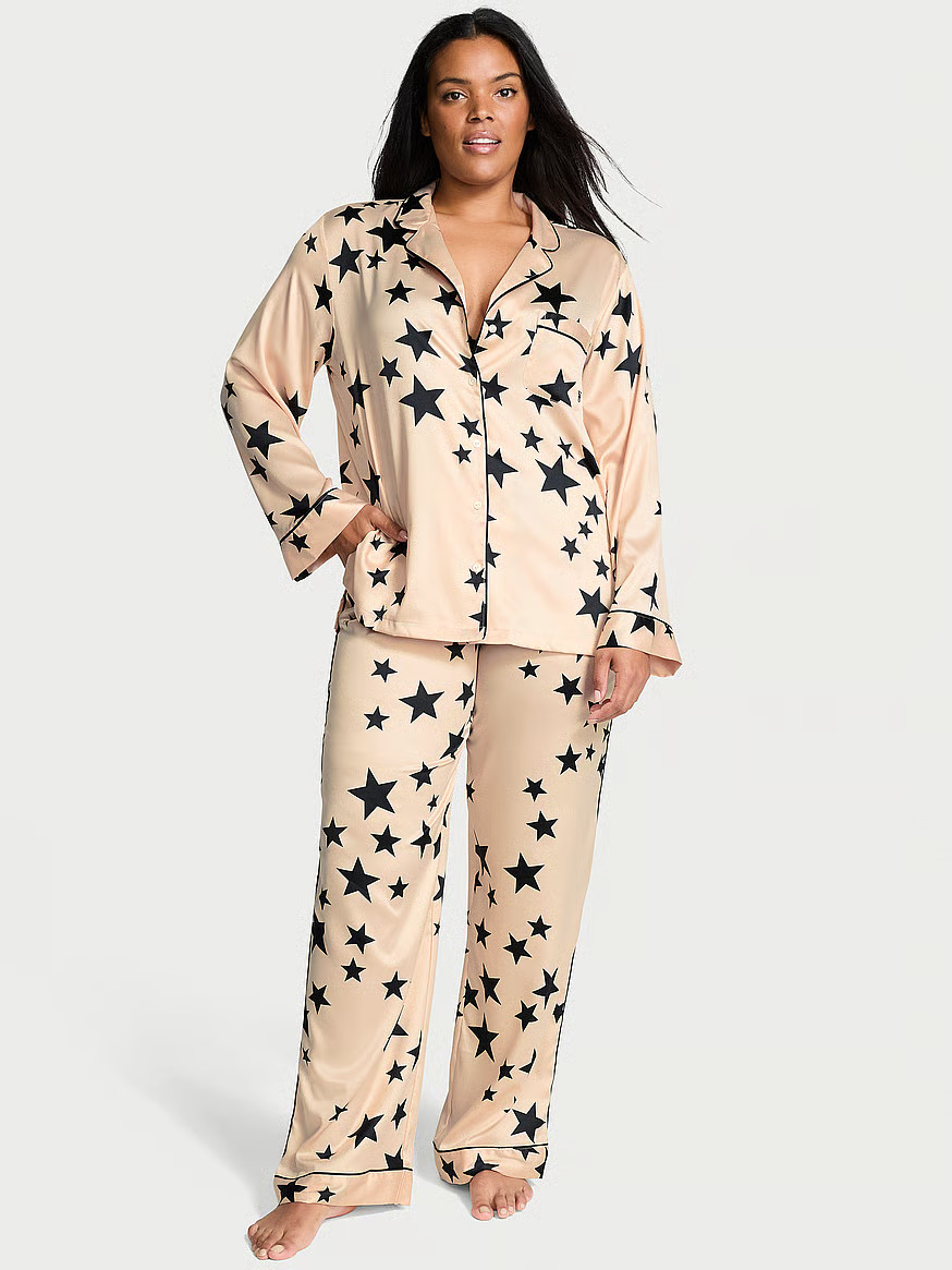 Glazed Satin Long Pajama Set | Victoria's Secret (US / CA )