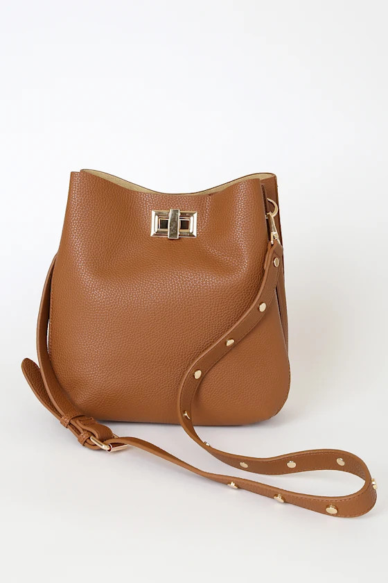 Chic Street Cognac Tote Bag | Lulus (US)