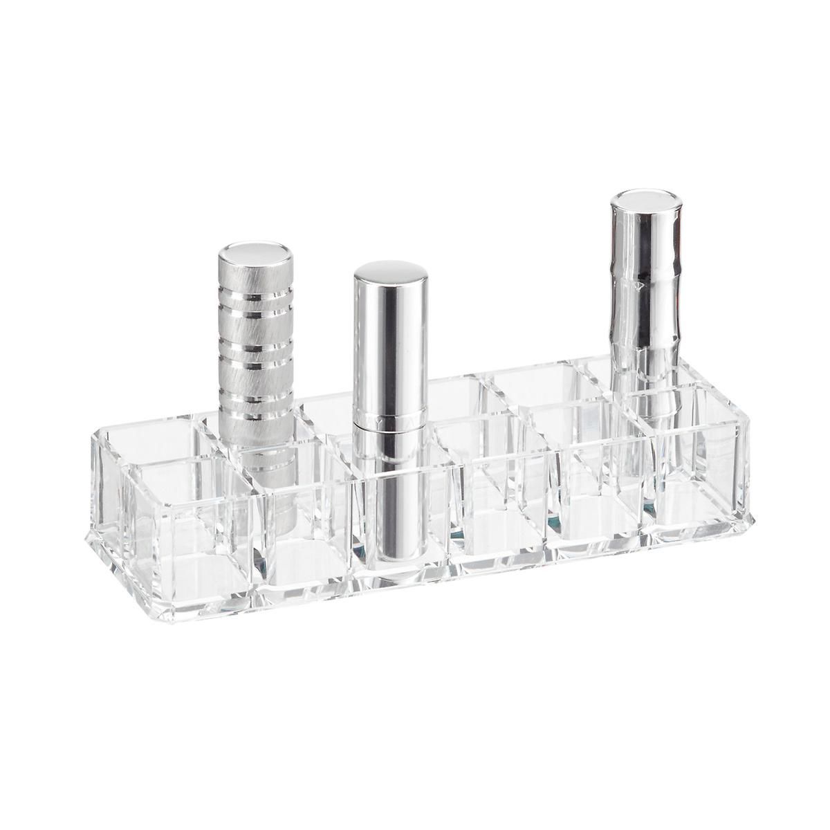 12-Section Acrylic Lipstick Riser | The Container Store