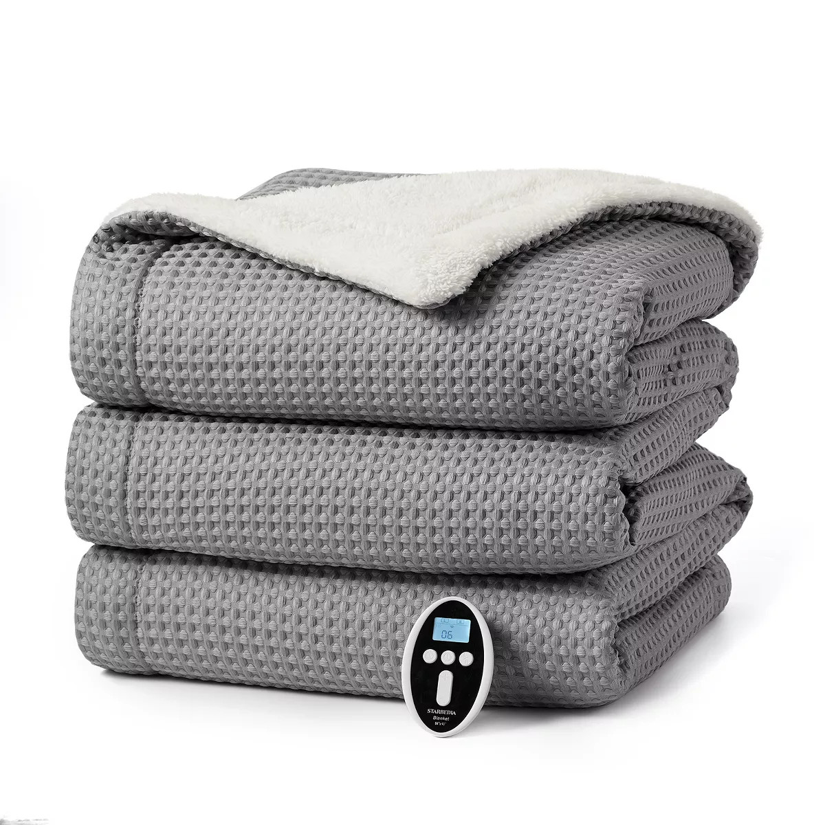 Heated Blanket Electric Throw Waffle, Fleece Fast Heating Blanket 6 Heating Levels & 2-10h Time S... | Target