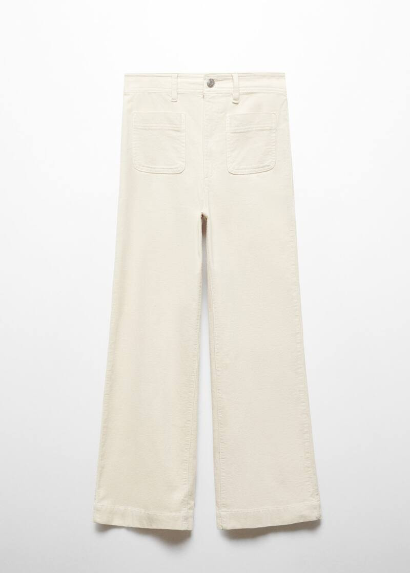 Jeans culotte high waist -  Women | Mango USA | MANGO (US)