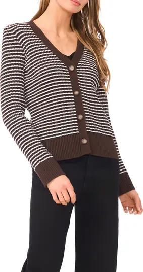 Stripe V-Neck Cardigan | Nordstrom