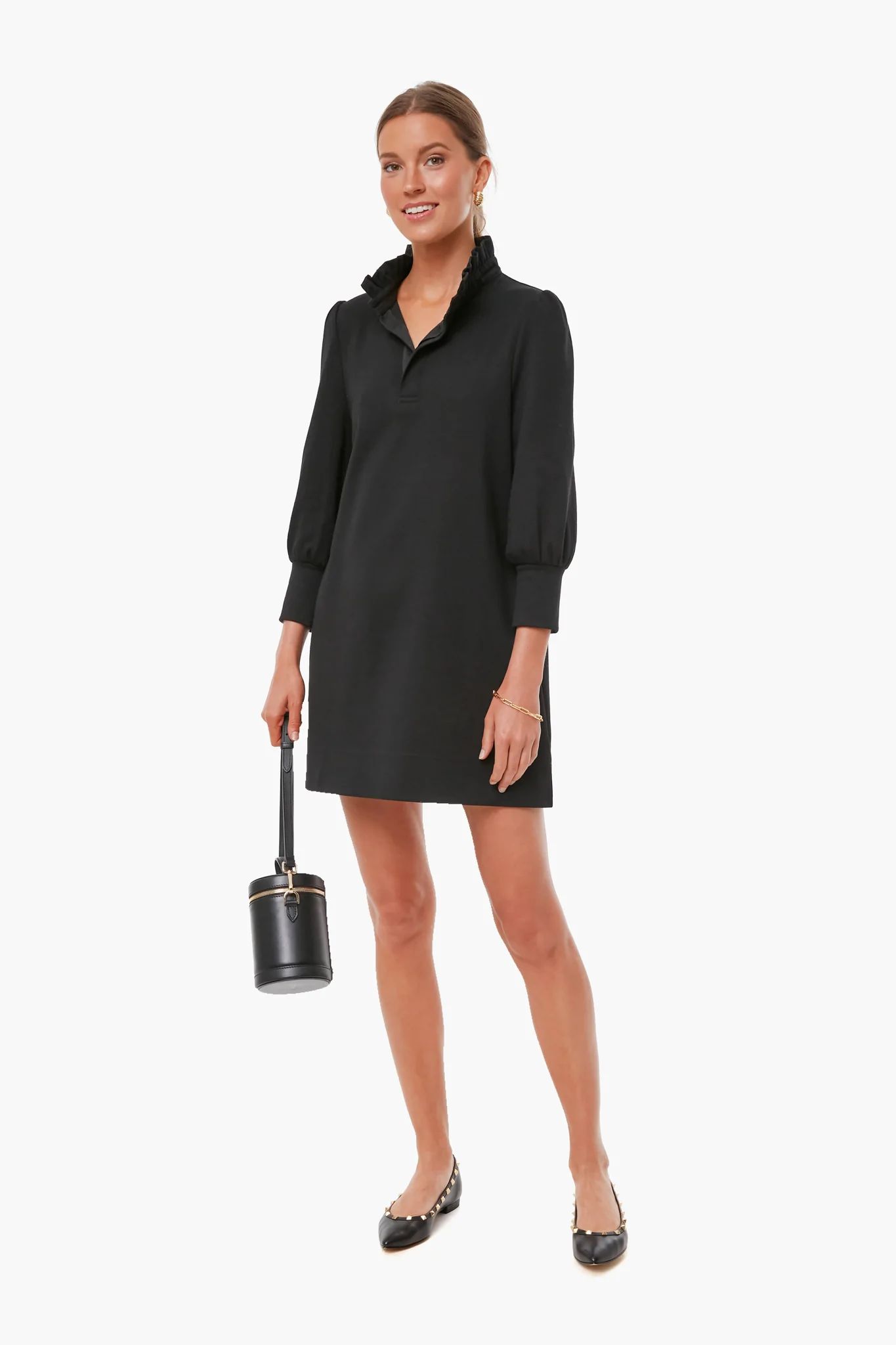 Black Charlotte Terry Dress | Tuckernuck (US)